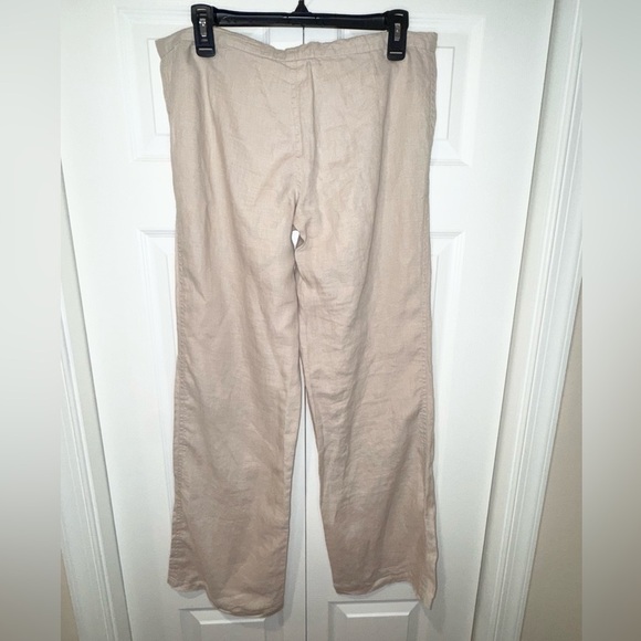 London Jean womens pants linen flowy beach cottage romantic light weight Sz. XS - Picture 2 of 11